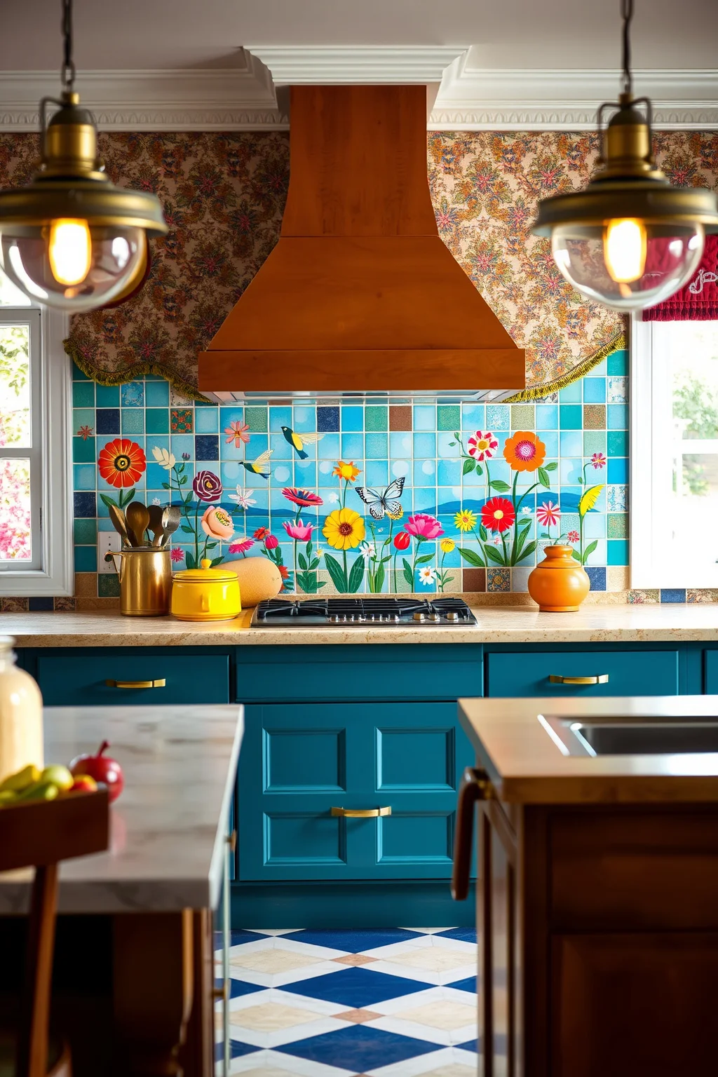 3. Statement Backsplash