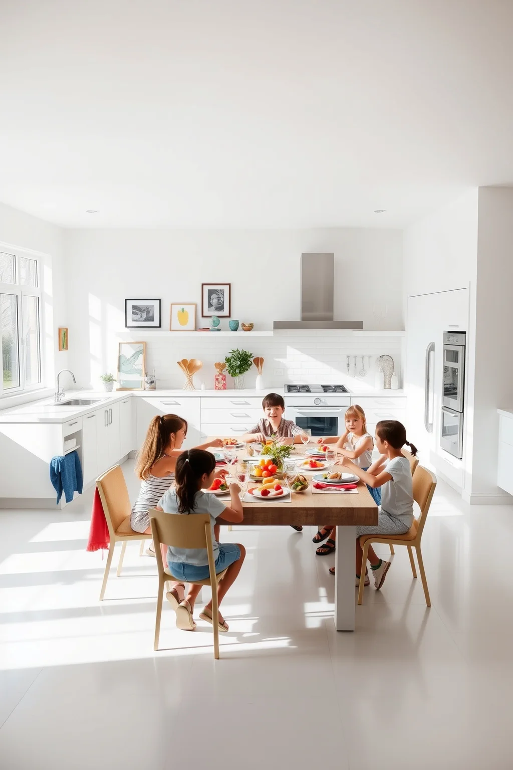 4. Bright White Walls