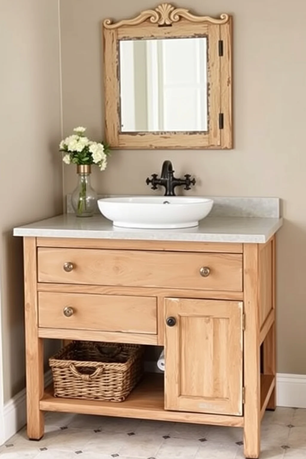 4. Charming Sink Vanity