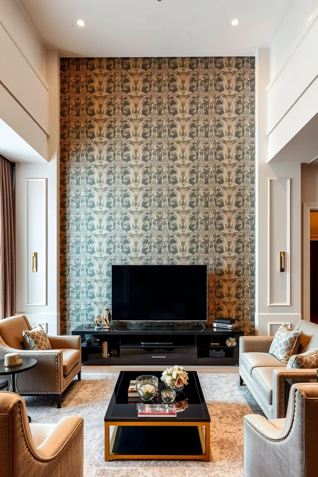 4. Textured Wallpaper Backdrop
