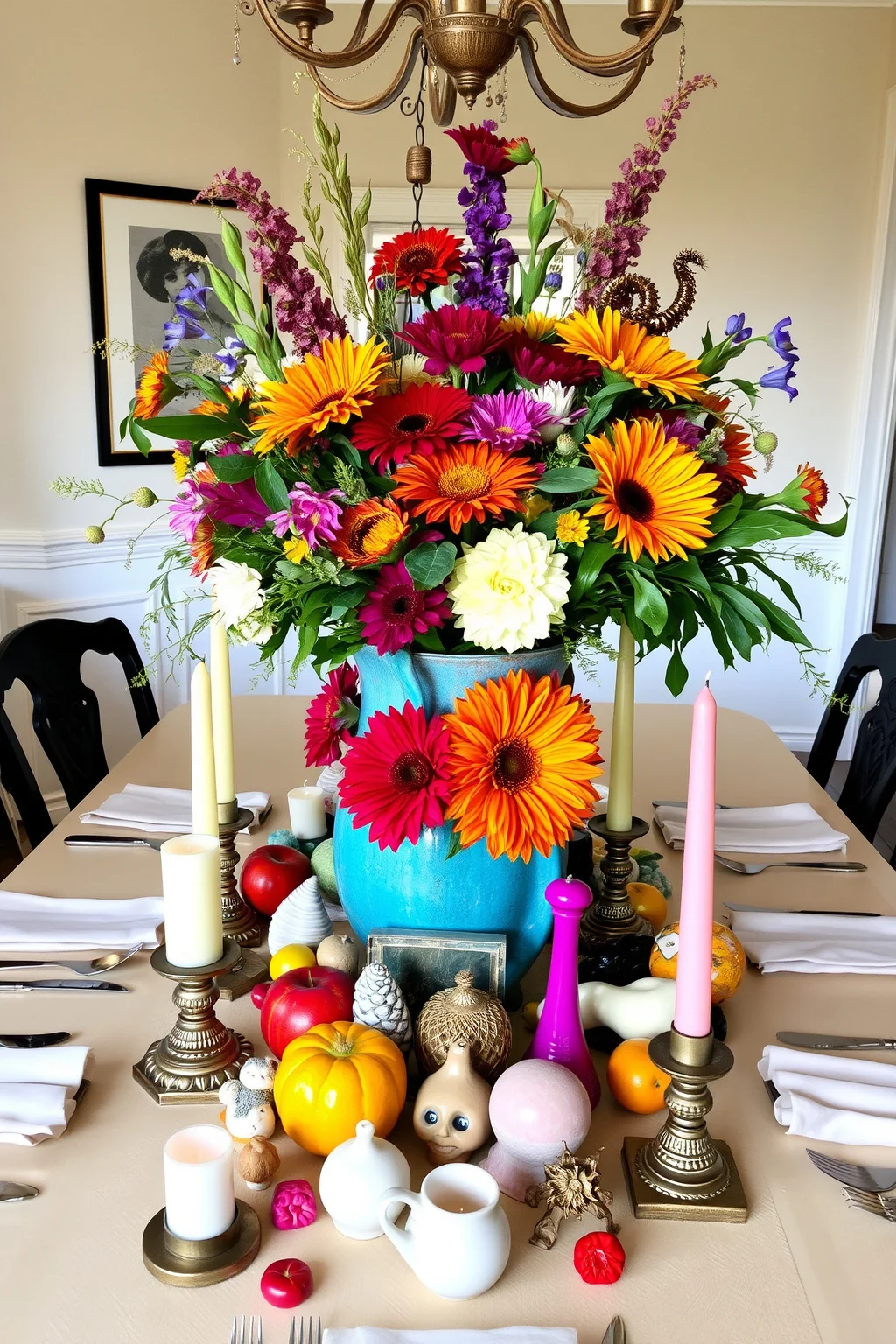 5. Artful Centerpieces