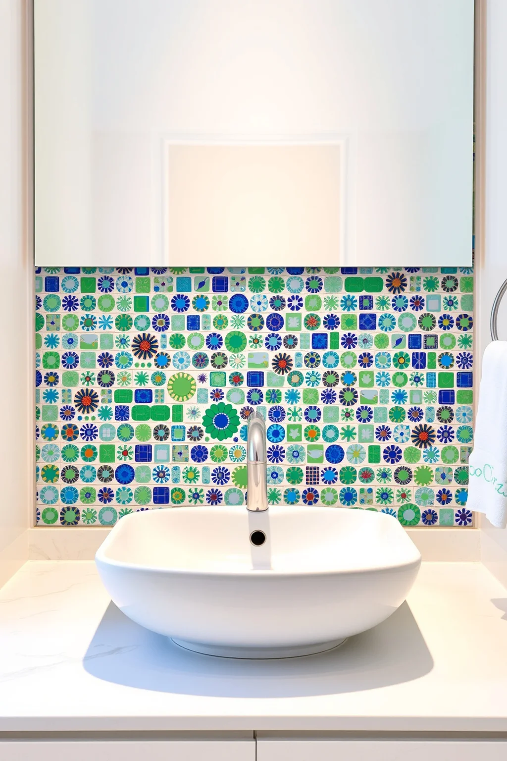 5. Colorful Mosaic Tiles