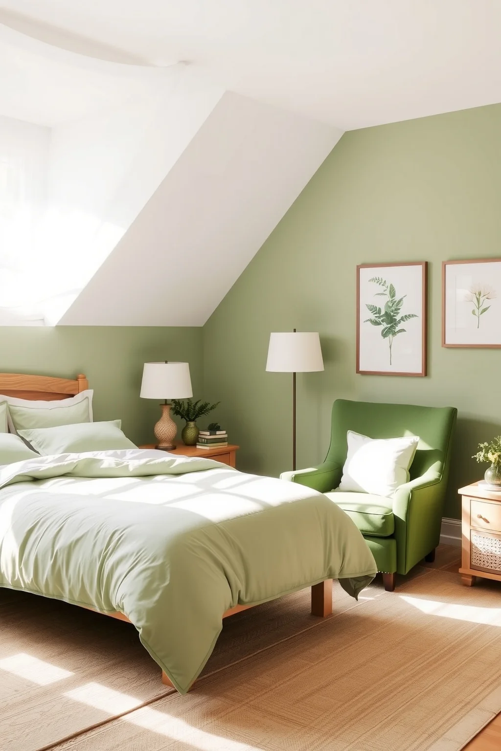 5. Muted Green Oasis