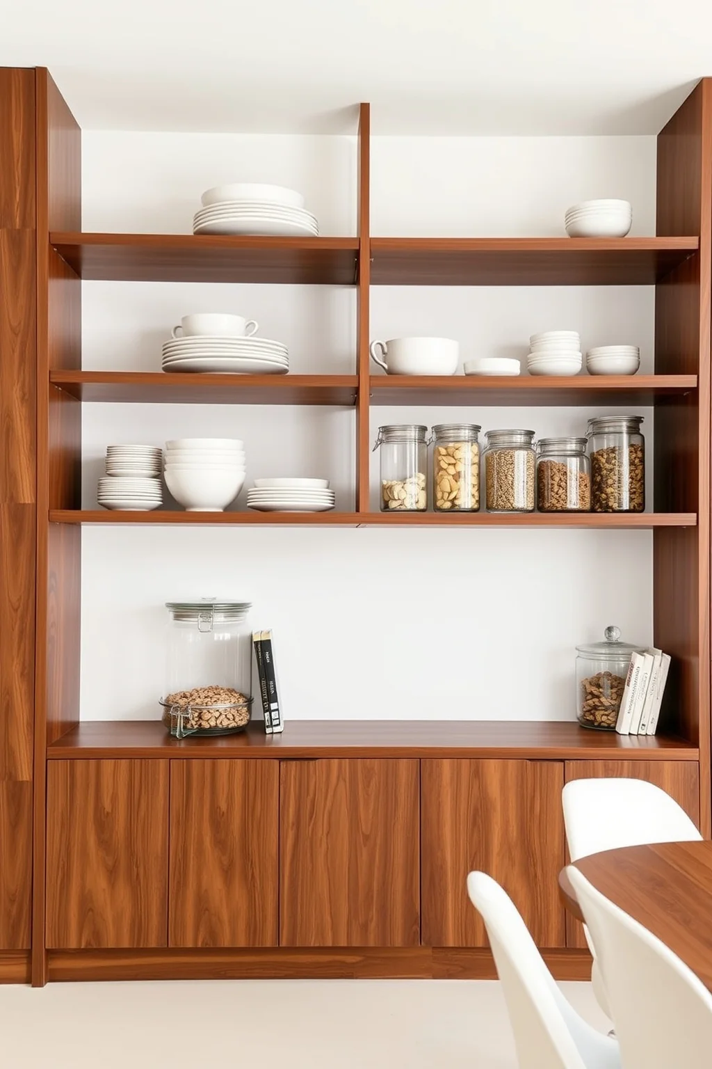 5. Open Shelving