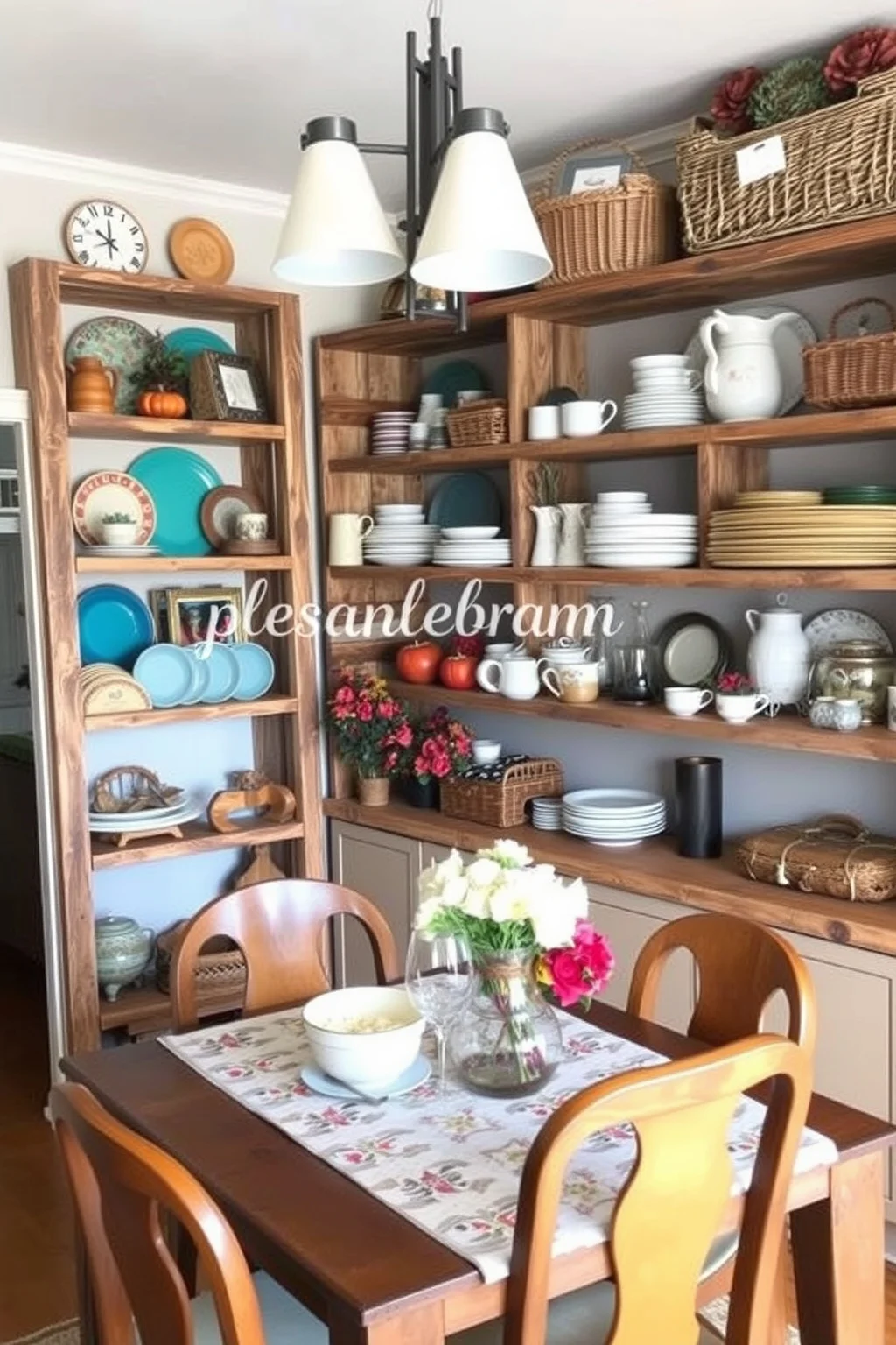 5. Open Shelving