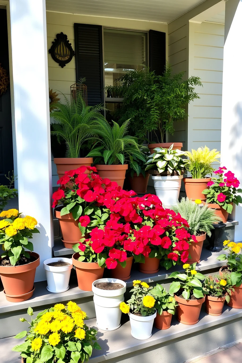 5. Potted Plants and Flowers