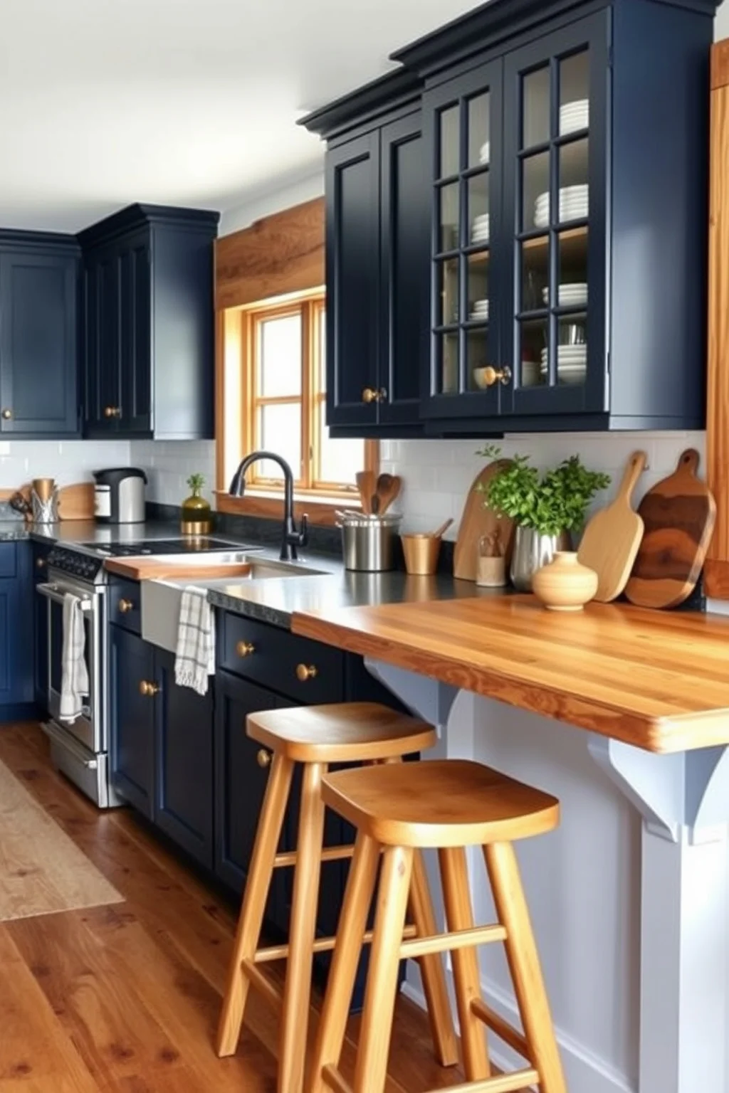 5. Warm Wood Accents