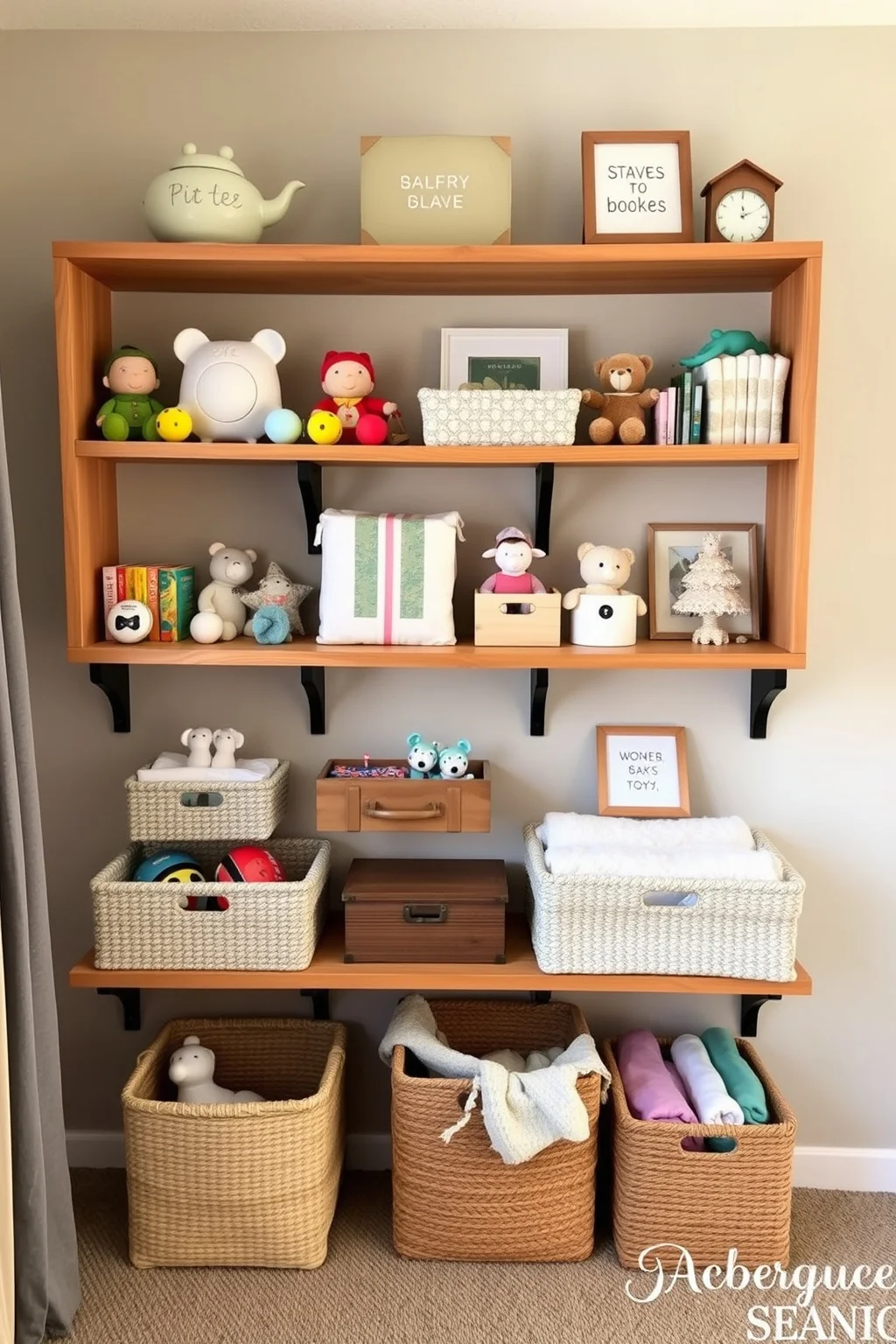 6. Open Shelving