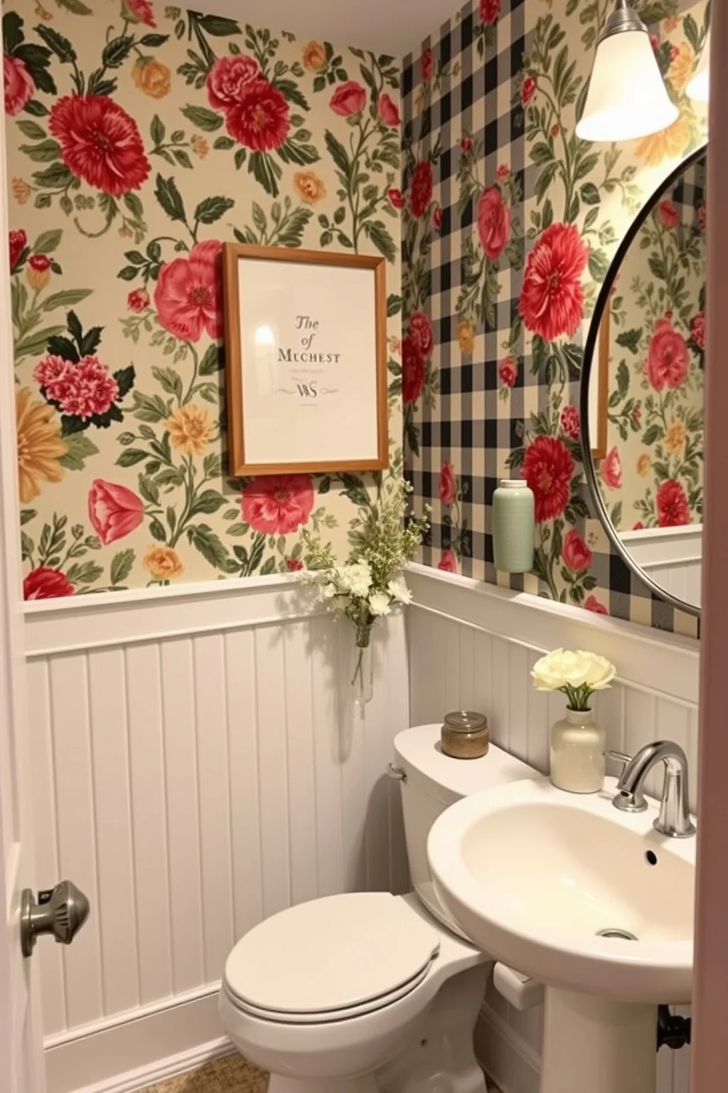 6. Statement Wallpaper