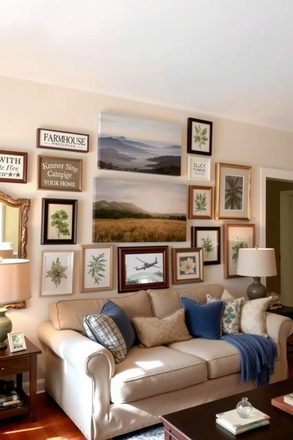 7. Add Farmhouse-Inspired Wall Art