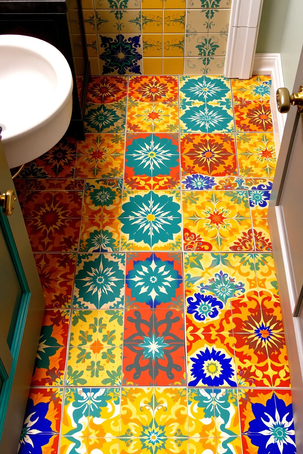 7. Bold Flooring