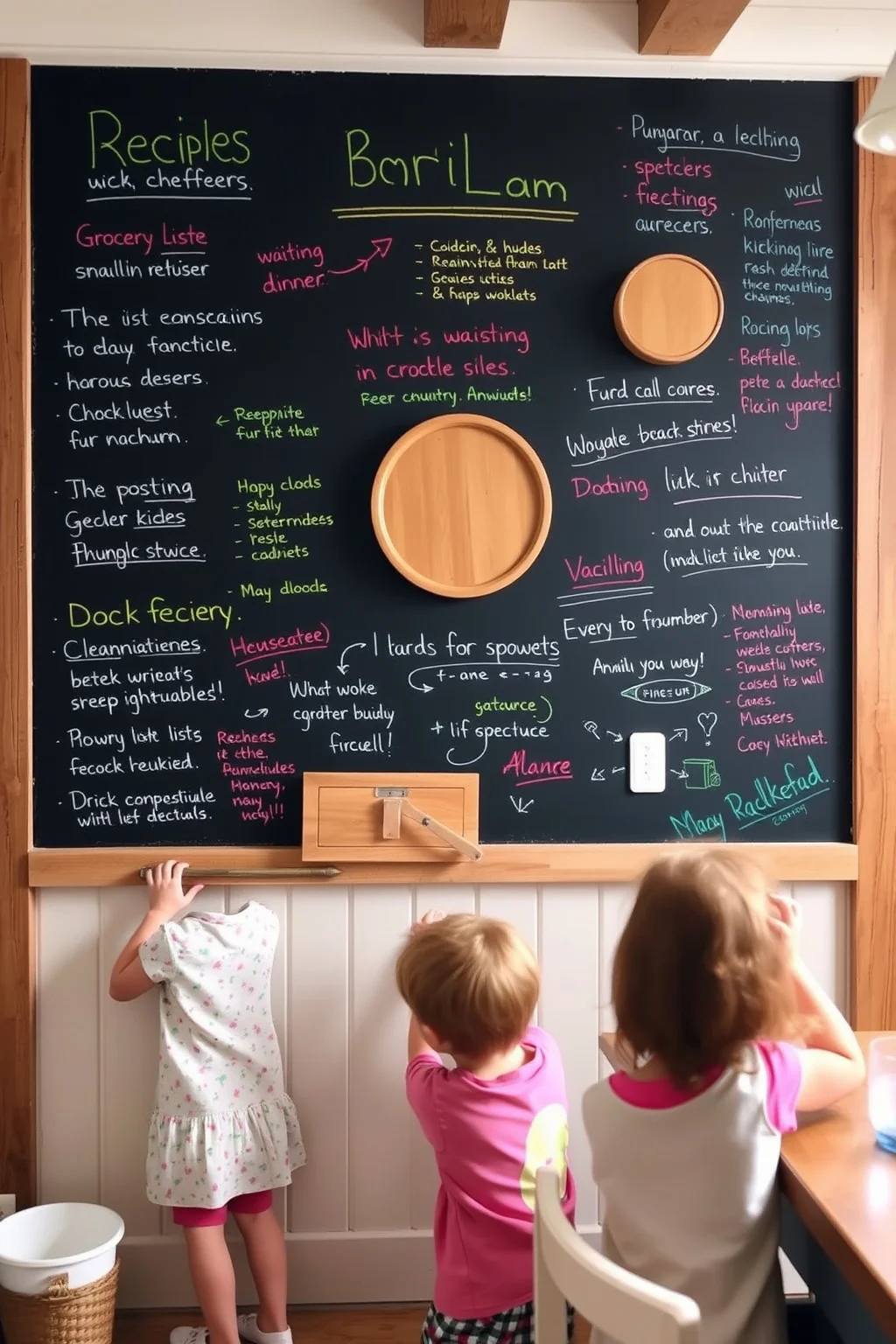 7. Chalkboard Walls