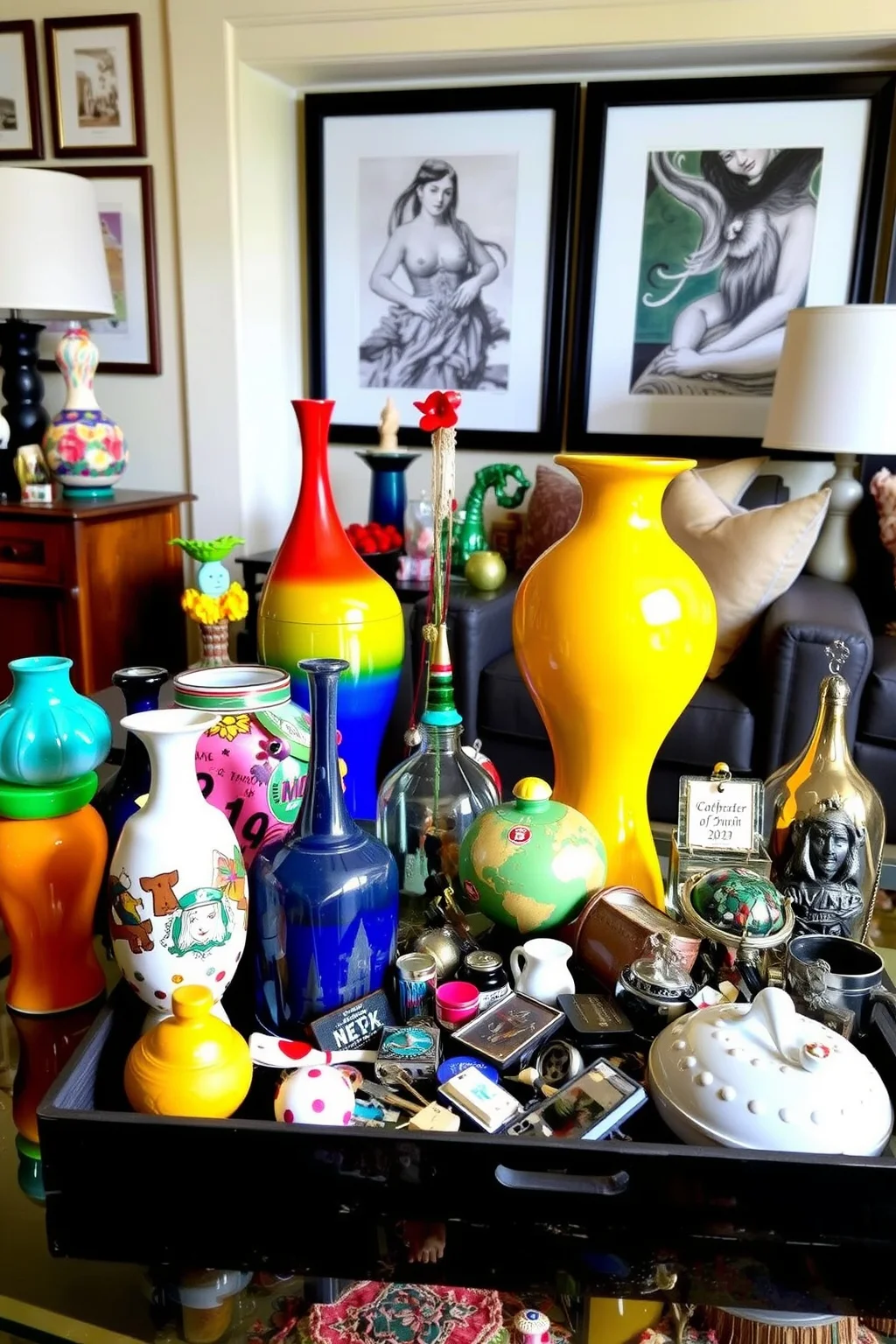 7. Eclectic Accessories