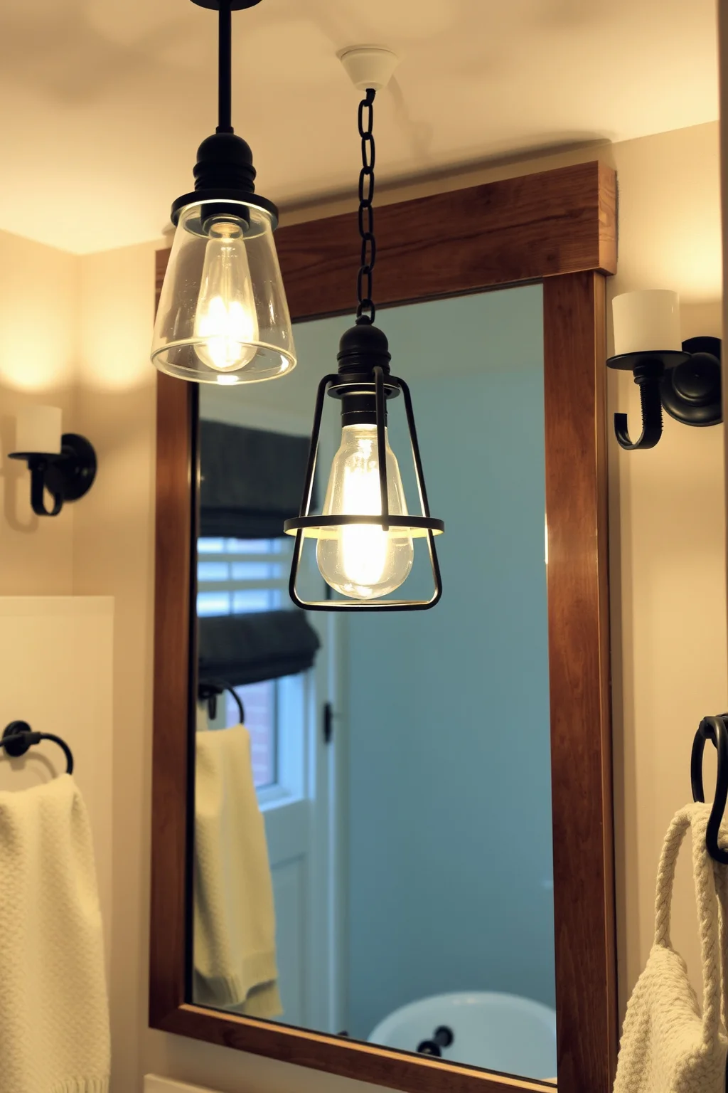 7. Farmhouse-Style Lighting