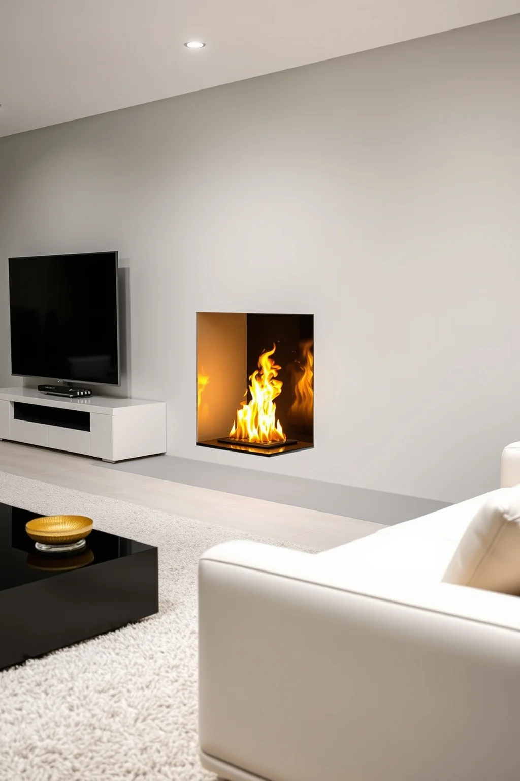 7. Modern Bioethanol Fireplace