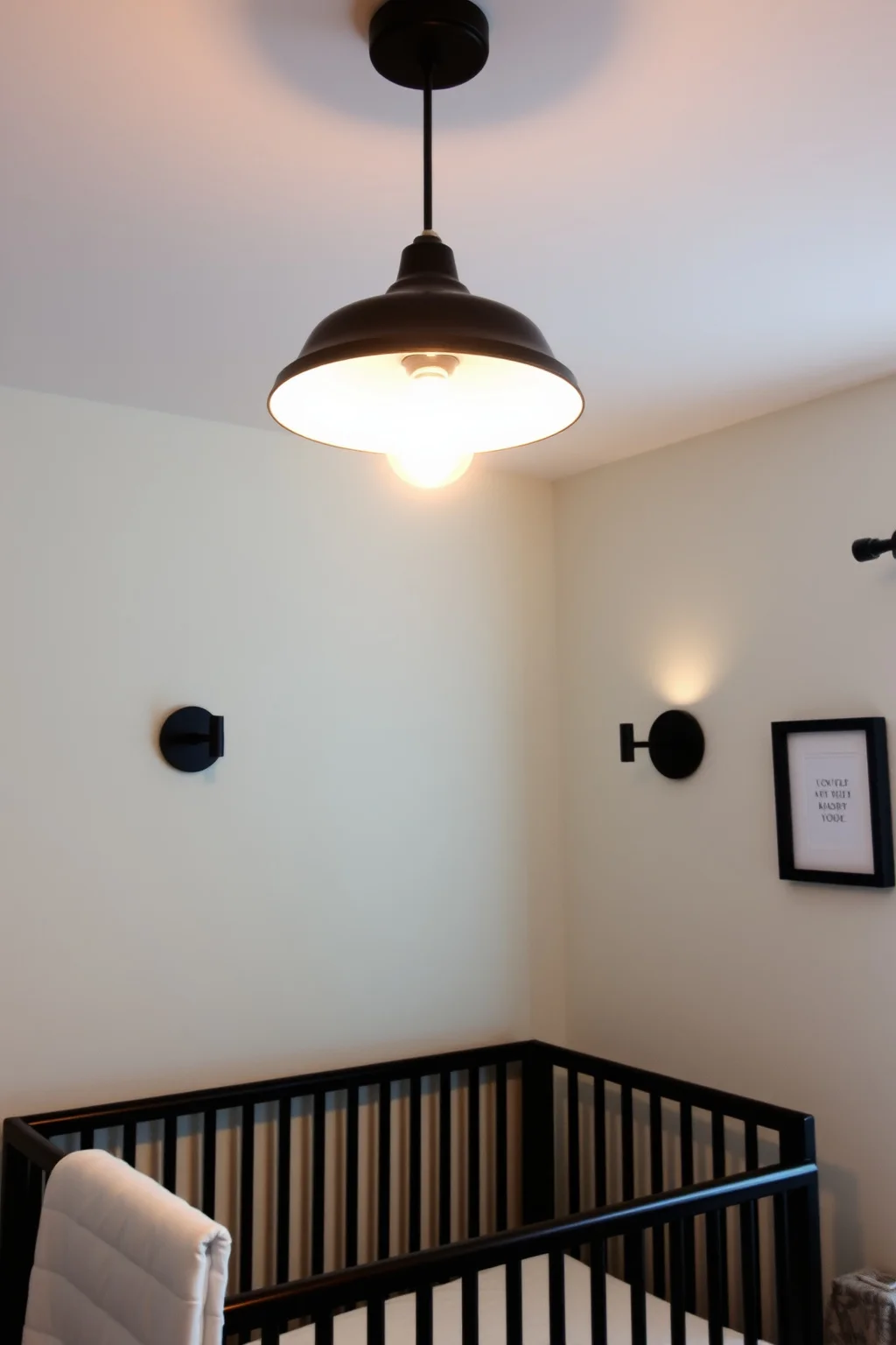 7. Monochrome Lighting Fixtures