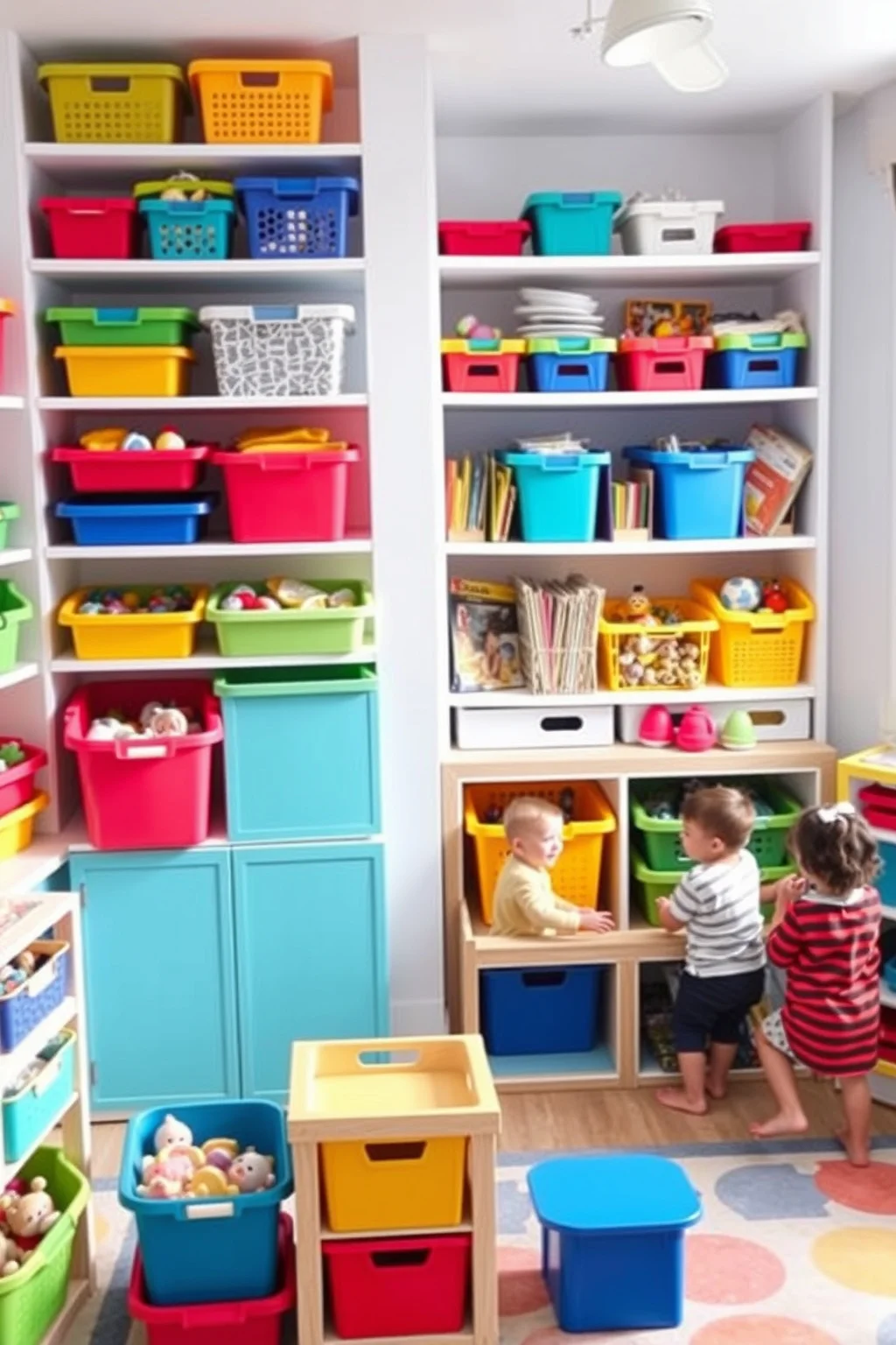 7. Playful Storage Solutions