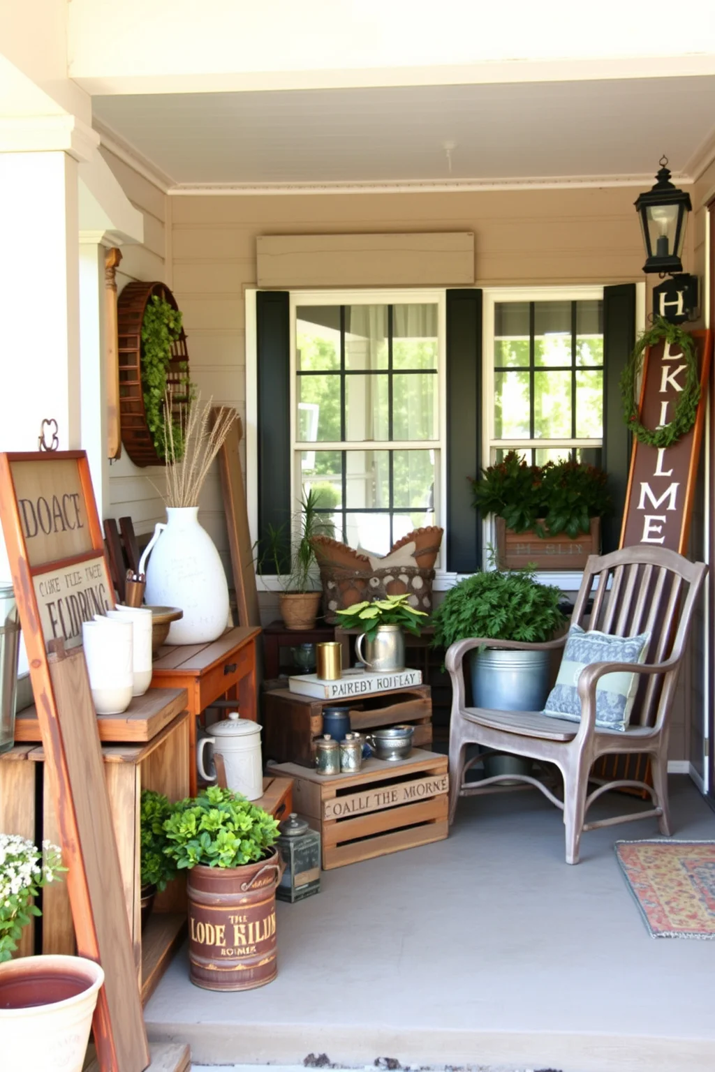 7. Vintage Farmhouse Decor