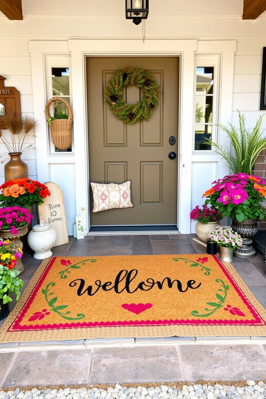 8. A Welcoming Door Mat
