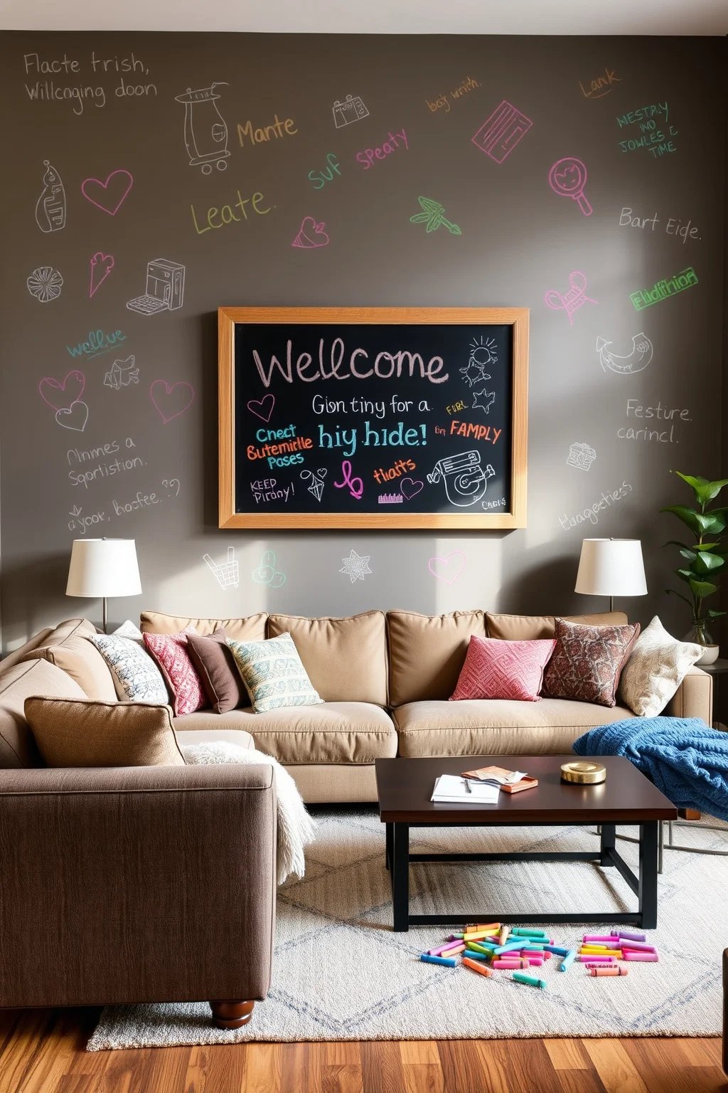 8. Chalkboard Wall