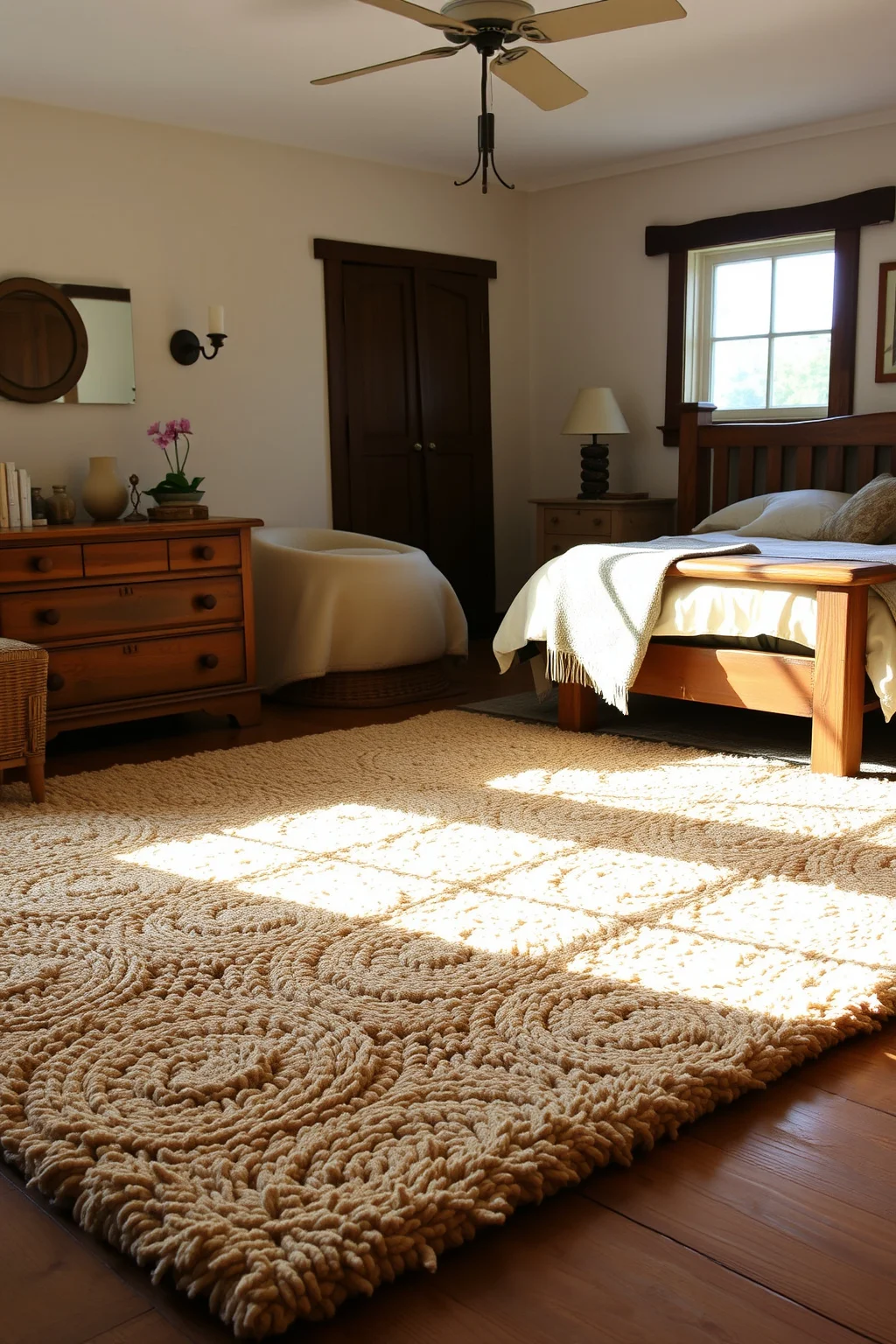 8. Textured Rugs
