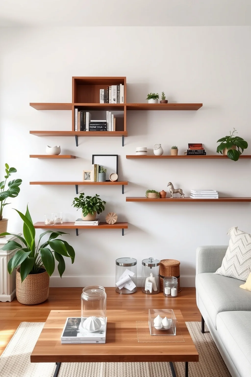 9. Minimalist Shelving
