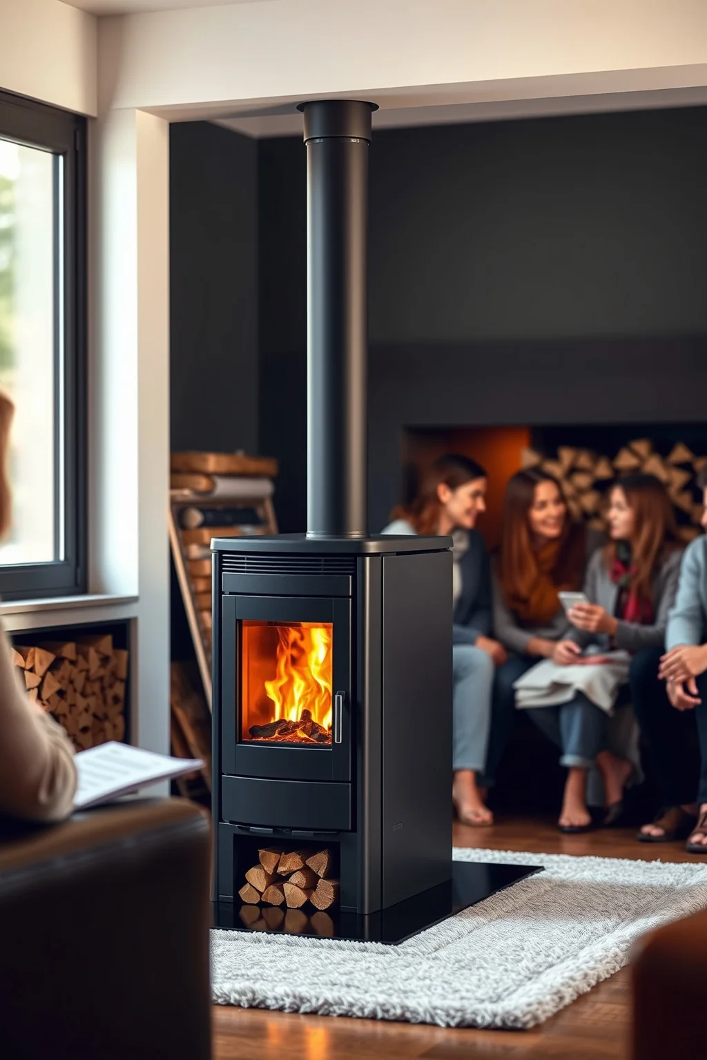 9. Statement Wood-Burning Stove