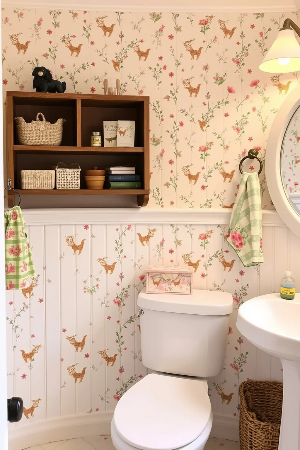 9. Whimsical Wallpaper