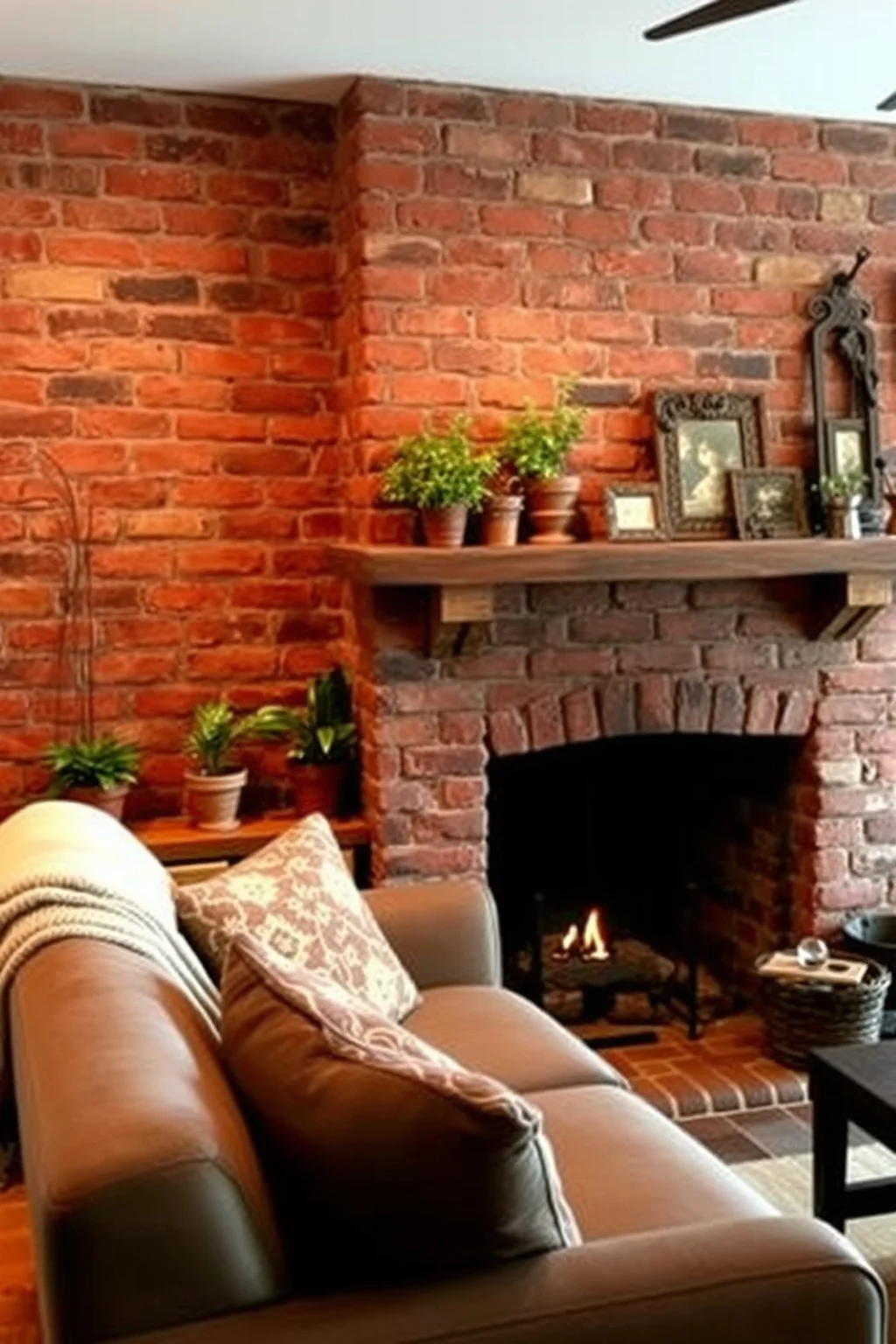 1. Exposed Brick Wall