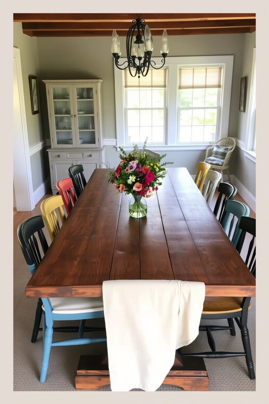 1. Farmhouse Table as the Focal Point