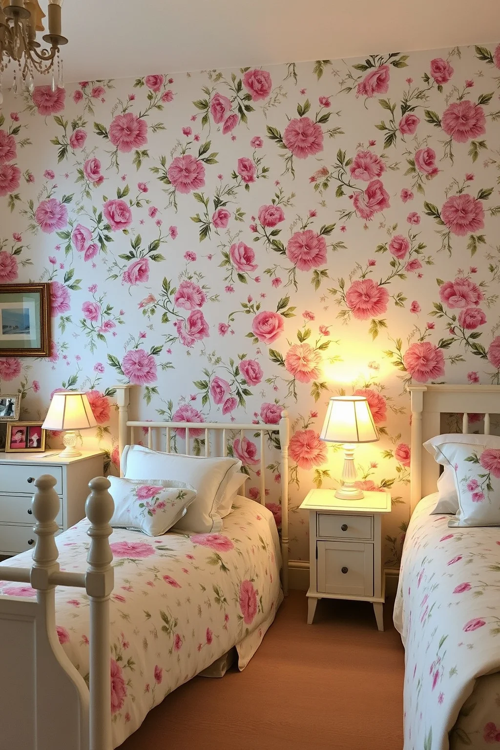 1. Floral Wallpaper