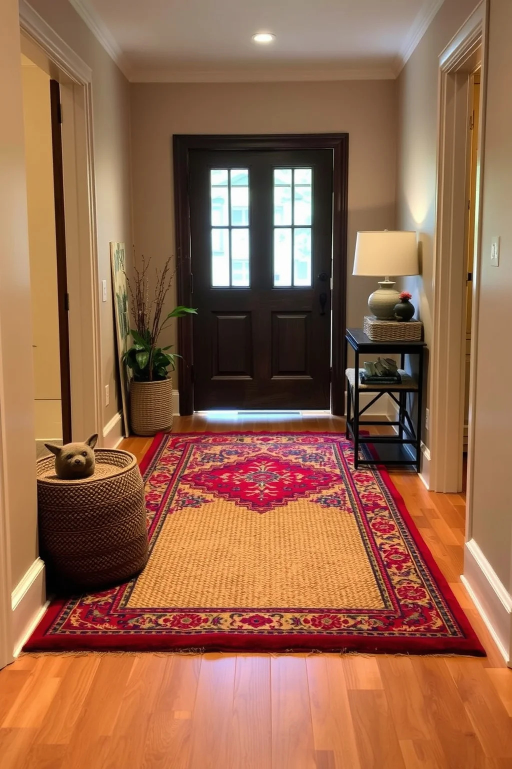 1. Layered Rugs