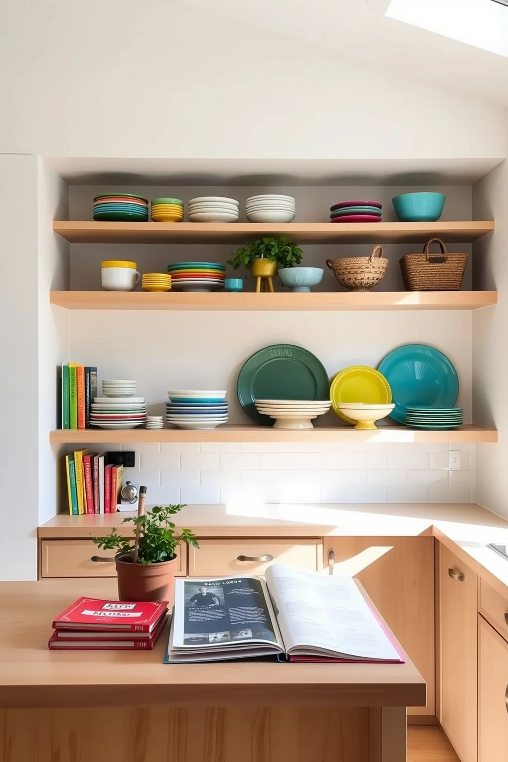 1. Open Shelving