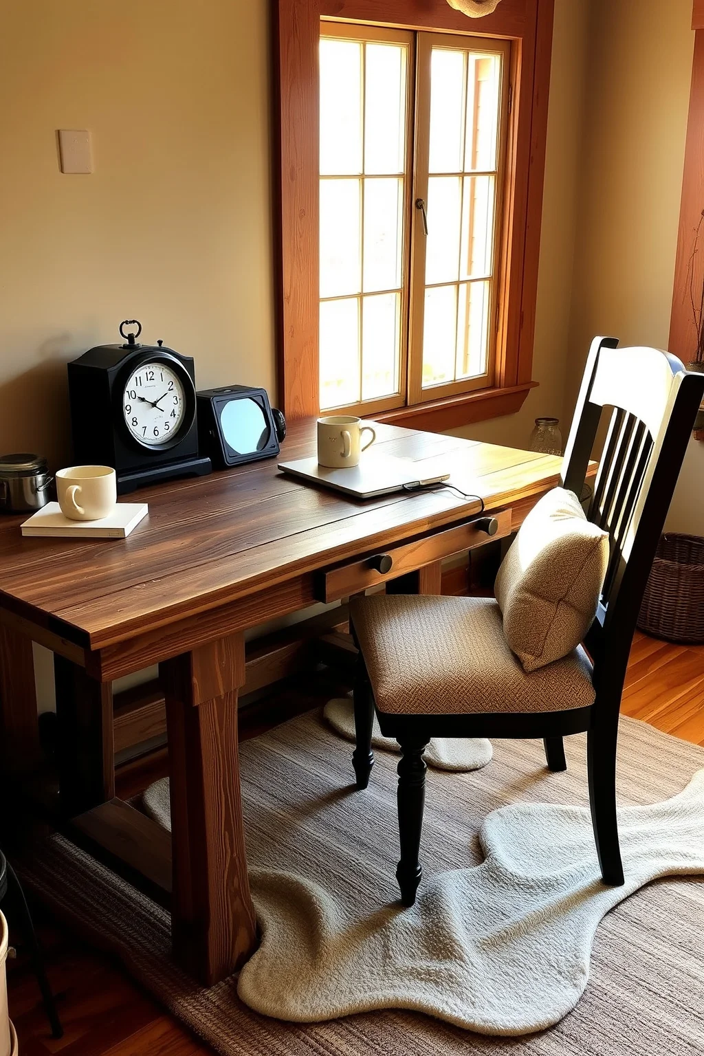 1. Reclaimed Wood Desk