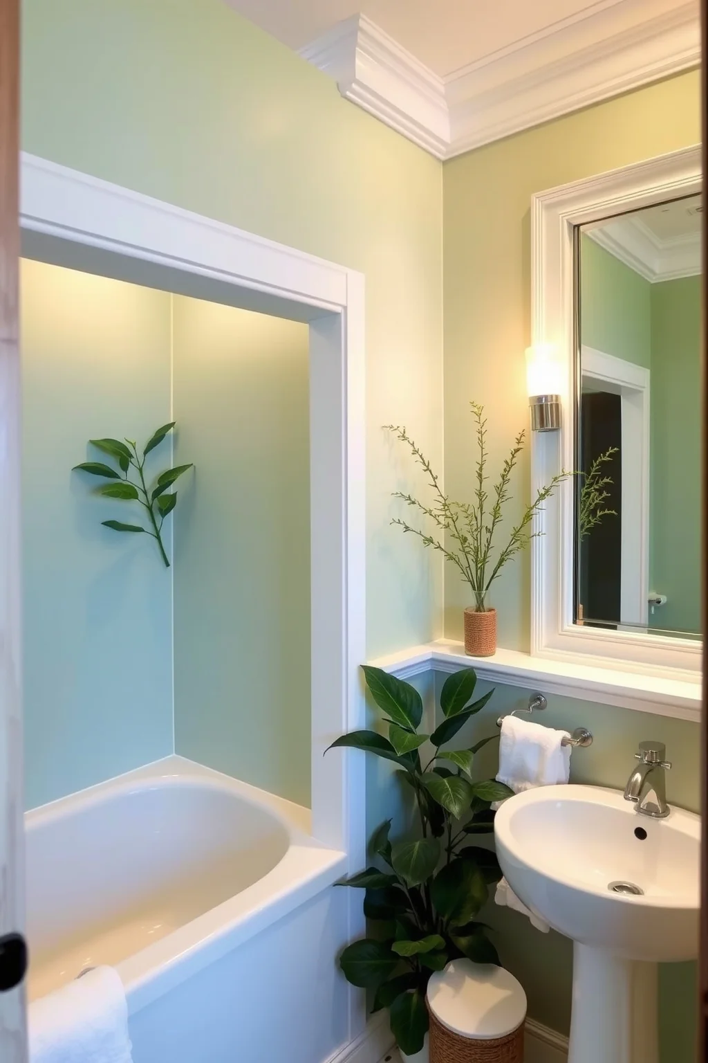 1. Sage Green Walls