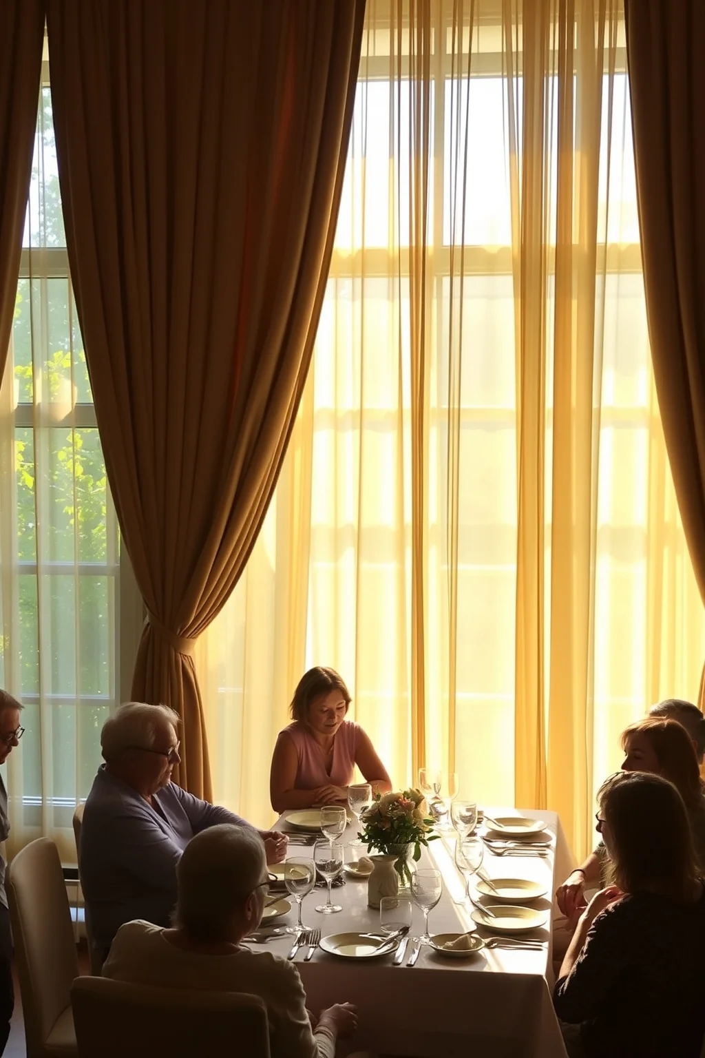 1. Sheer Curtains