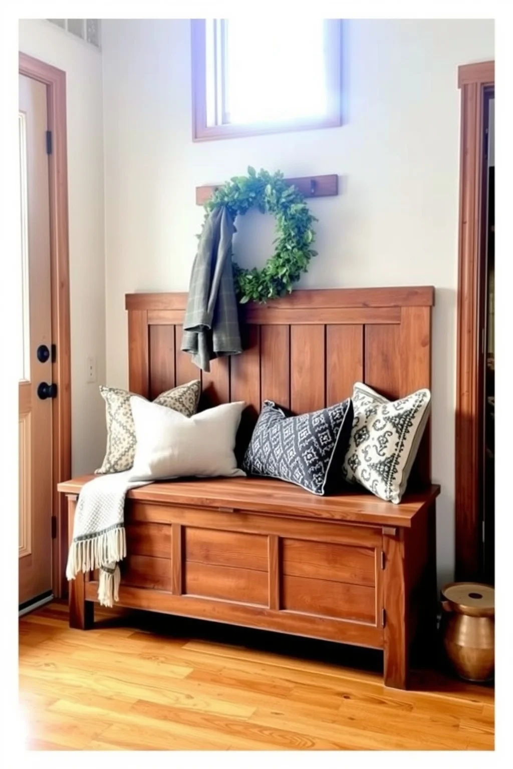 1. Use a Bench with Storage
