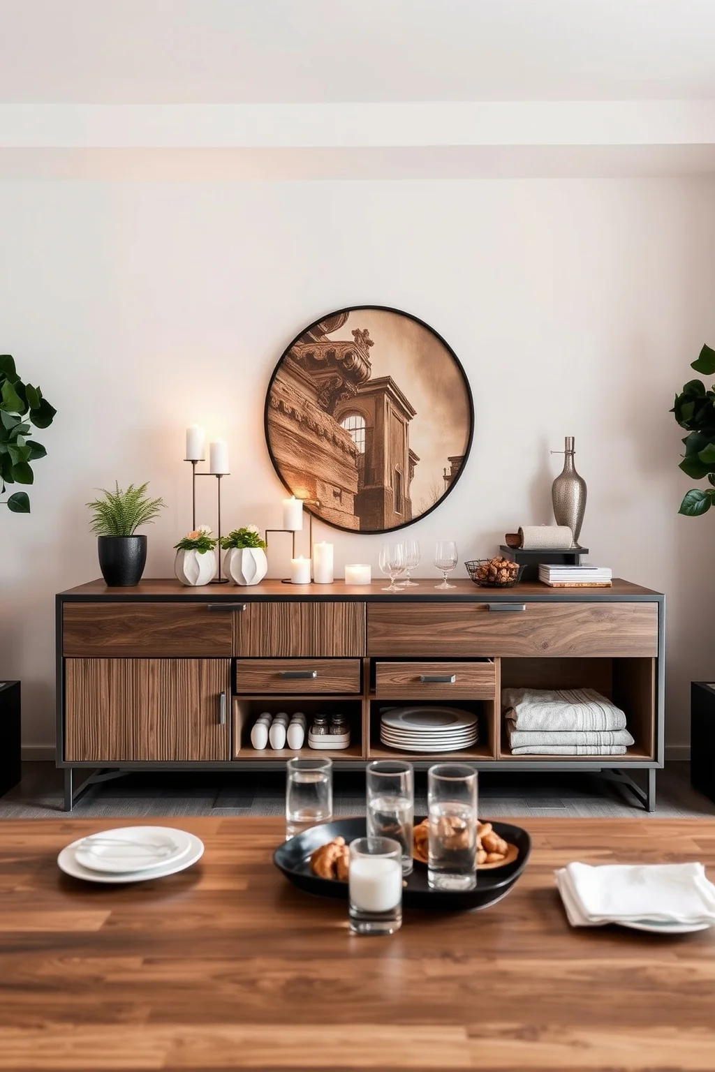 1. Use a Sideboard for Extra Storage
