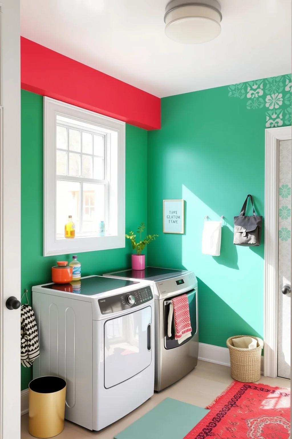 10. Colorful Accent Walls