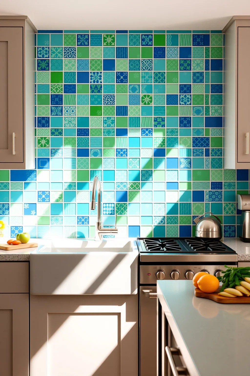 10. Colorful Backsplashes