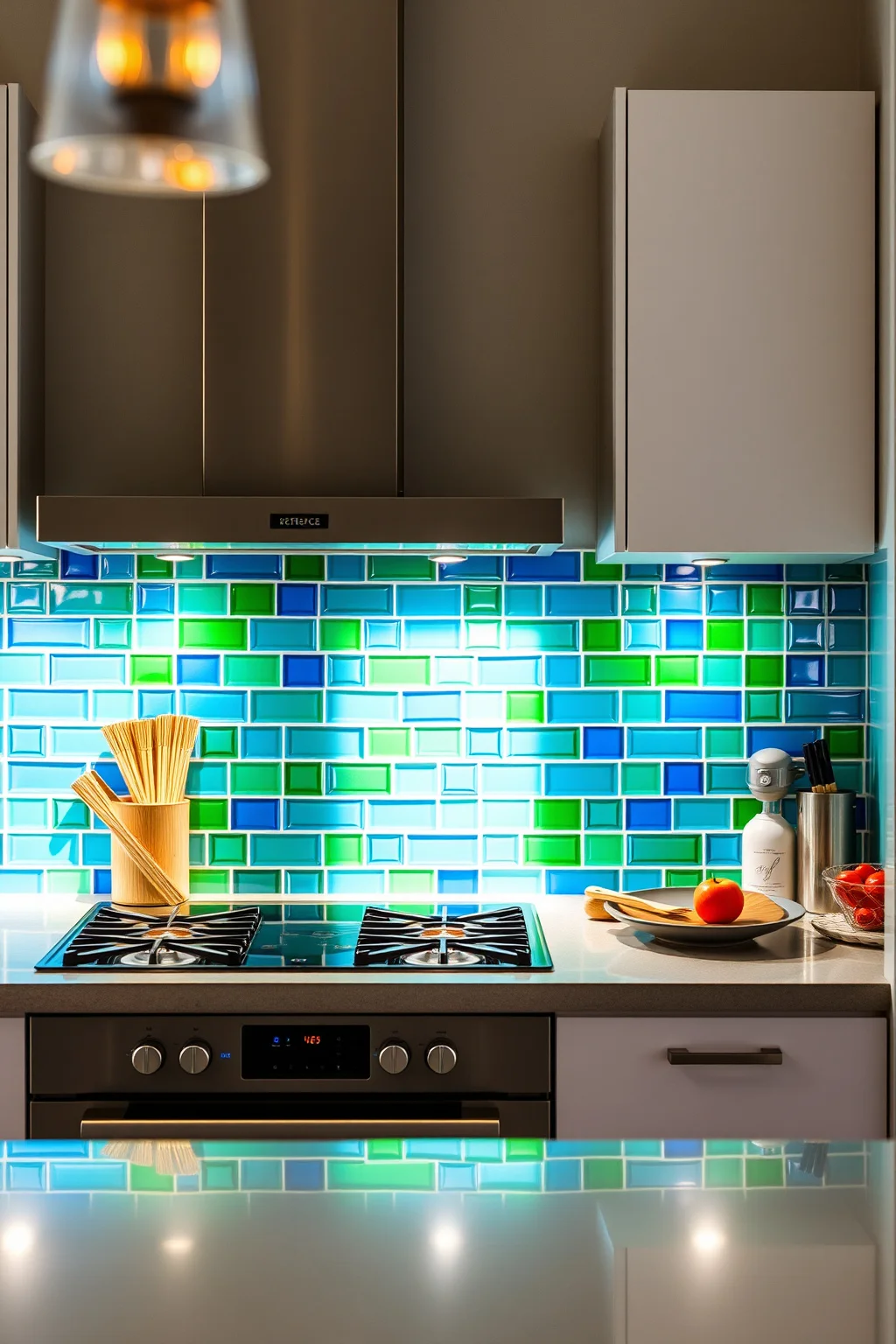 10. Colorful Glass Tiles