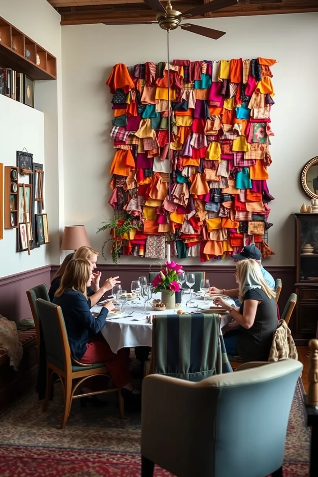 10. Fabric Wall Art