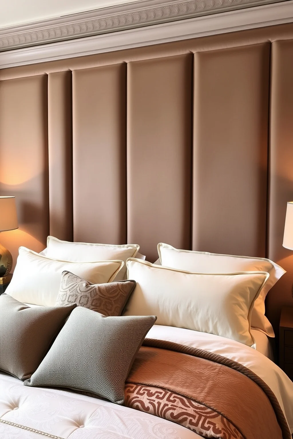 10. Fabric-Wrapped Paneling