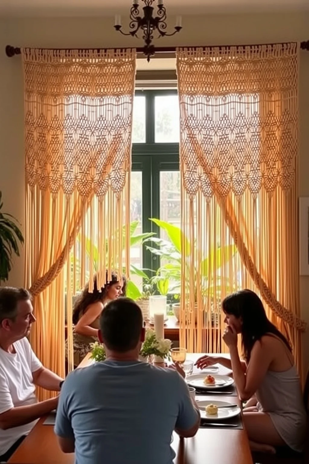 10. Macramé Curtains