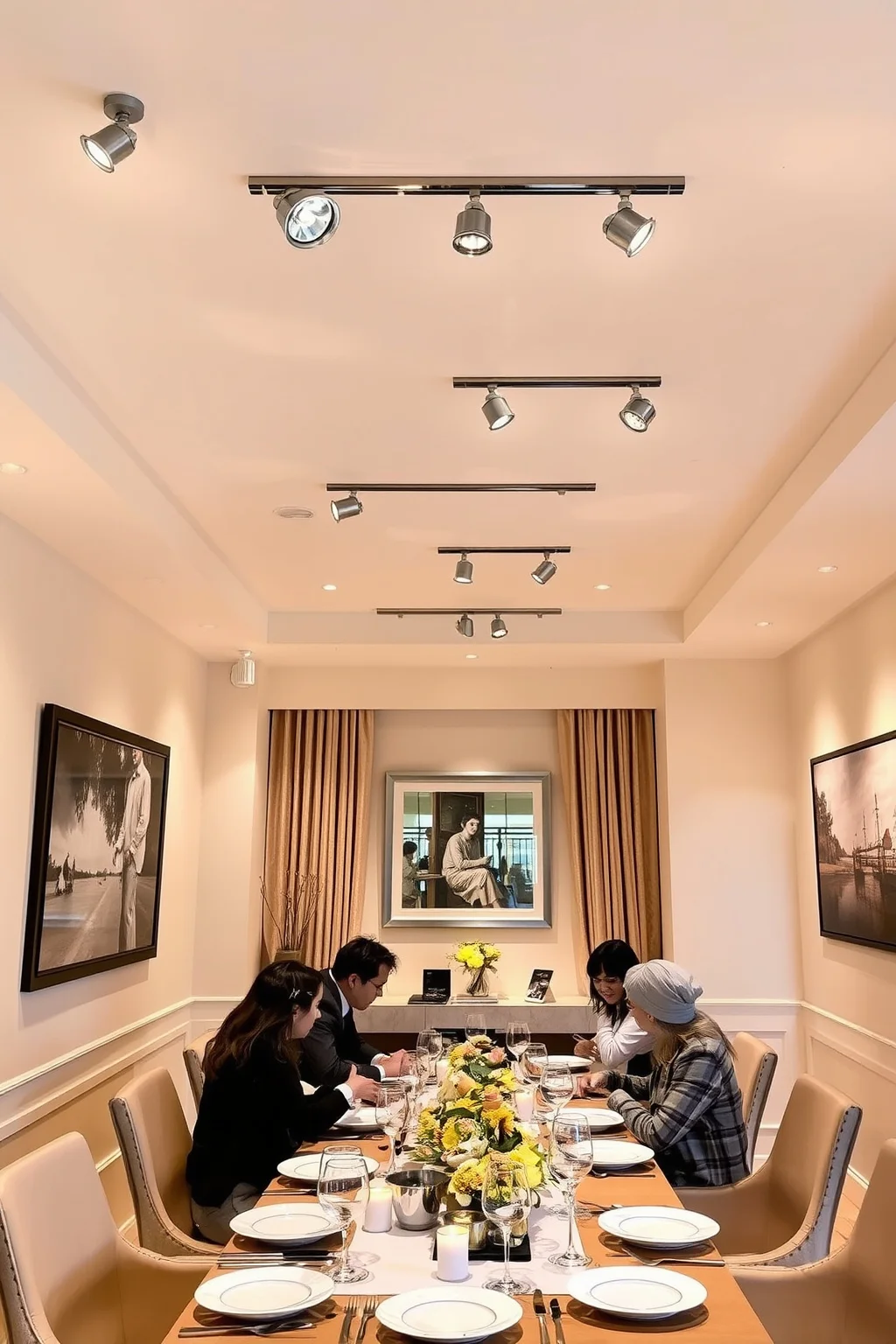 10. Modern Track Lighting