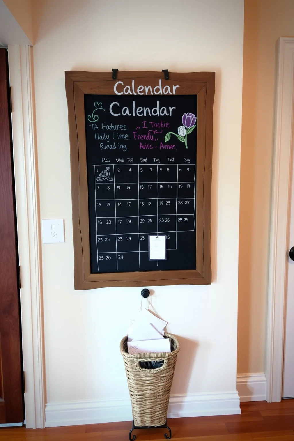 11. Create an Entryway Calendar