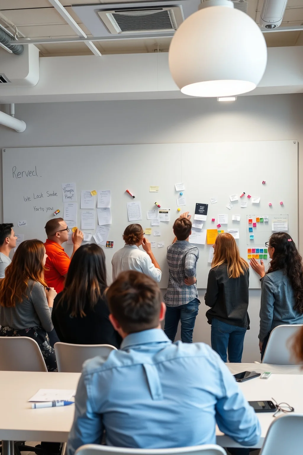 11. Grey Whiteboard Wall