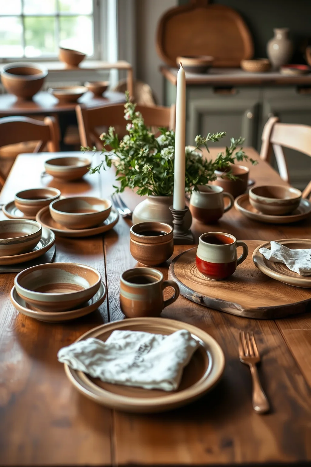 11. Rustic Tableware