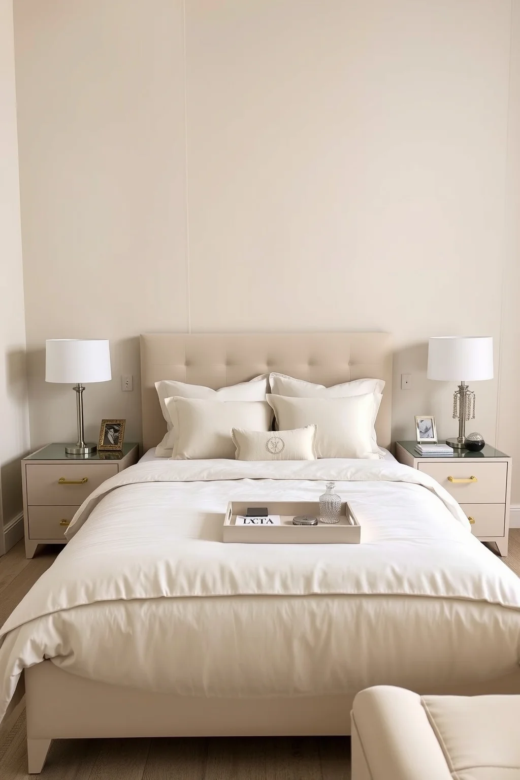 12. Beige Bedside Tables