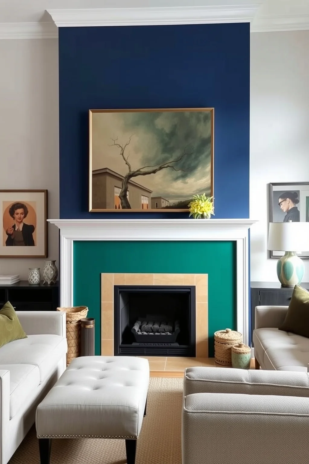 12. Colorful Accent Wall